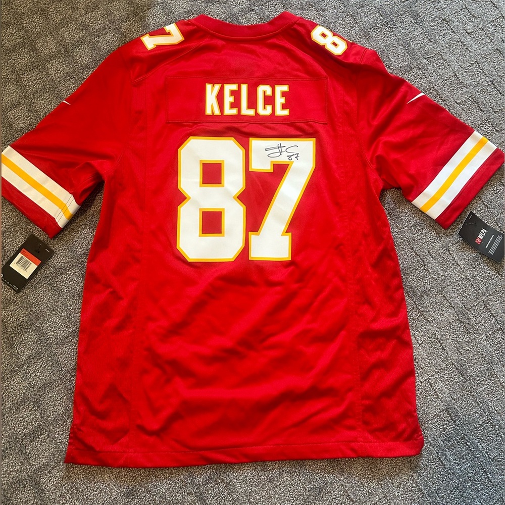 Autographed Travis Kelce Jersey